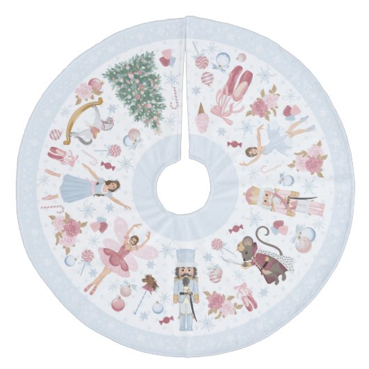 Nutkraker Sweets Fleece Kerstboom Rok (Voorkant)