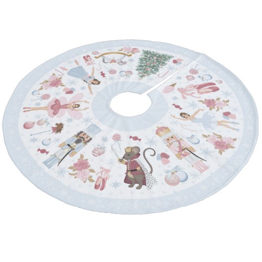 Nutkraker Sweets Fleece Kerstboom Rok (Gekanteld)