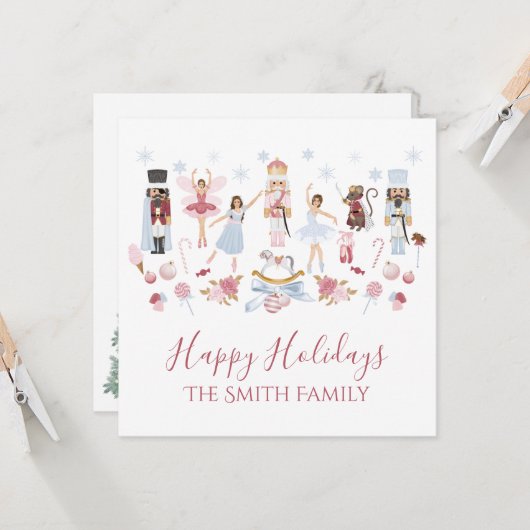 Nutkraker Sweets Kaart (Voorkant / Achterkant in situ)