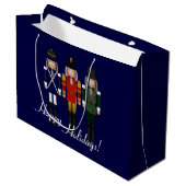 Nutkraker Trio, Blue-GIFT BAG L Groot Cadeauzakje (Voorkant Gekanteld)