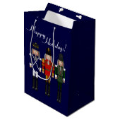 Nutkraker Trio, Blue-GIFT BAG M Medium Cadeauzakje (Voorkant Gekanteld)