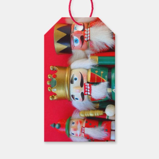 Nutkraker trio cadeaulabel (Voorkant)
