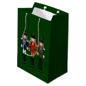 Nutkraker Trio-Green-GIFT BAG M Medium Cadeauzakje (Achterkant Gekanteld)