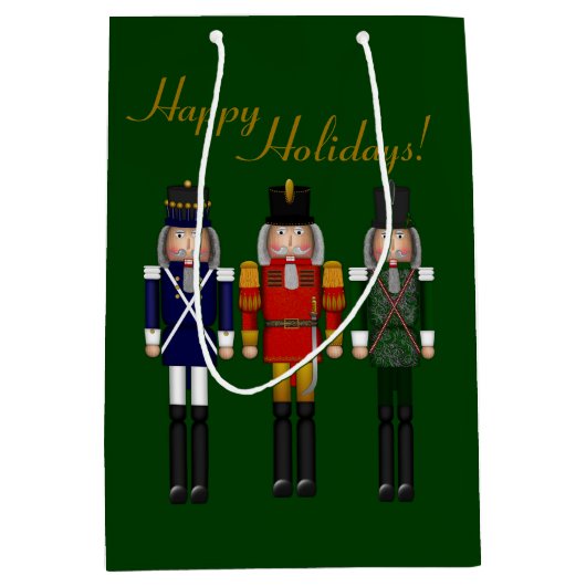 Nutkraker Trio-Green-GIFT BAG M Medium Cadeauzakje (Voorkant)