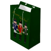 Nutkraker Trio-Green-GIFT BAG M Medium Cadeauzakje (Voorkant Gekanteld)