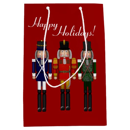 Nutkraker Trio-Red-GIFT BAG M Medium Cadeauzakje (Voorkant)