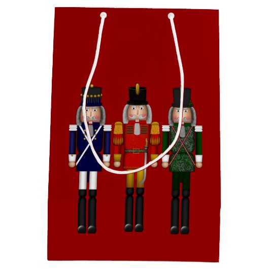 Nutkraker Trio-Red-GIFT BAG M Medium Cadeauzakje (Achterkant)