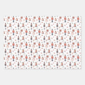 Nutkraker vakantiekreep inpakpapier vel (Voorkant 3)