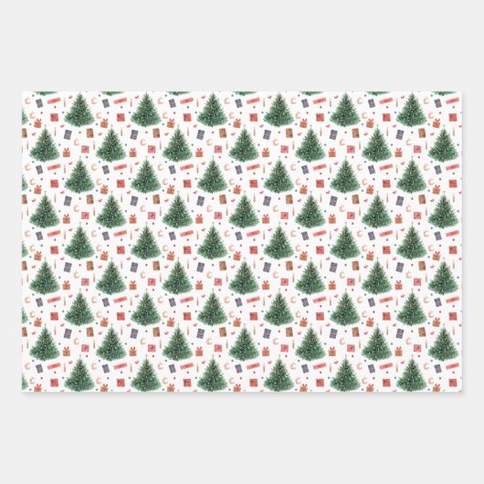 Nutkraker vakantiekreep inpakpapier vel (Voorkant)