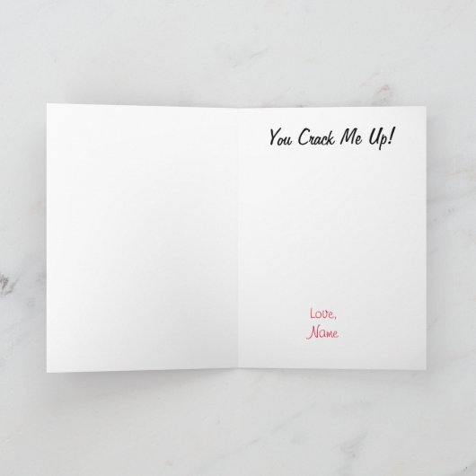 Nutkraker Valentijnsdag Card Kaart (Binnen)