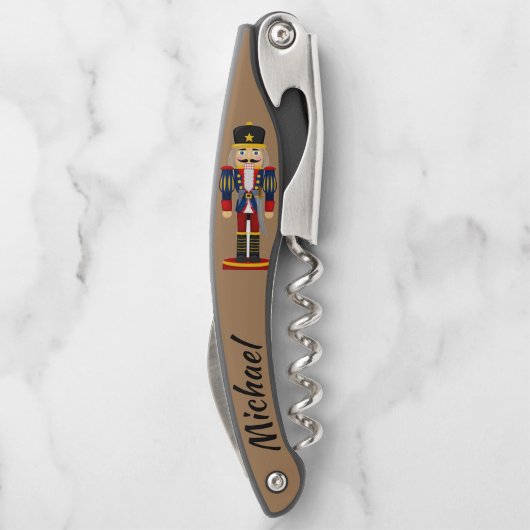 Nutkraker Wine Fles Kurkentrekker Naam toevoegen Z (Achterkant)