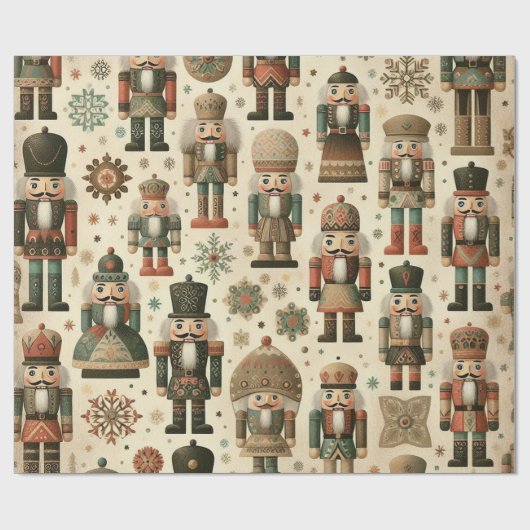 Nutkraker Wrapping Paper Cadeaupapier (Vlak)