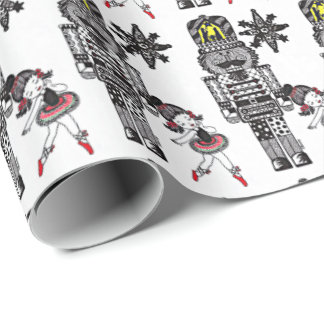 Nutkraker Wrapping Paper Cadeaupapier