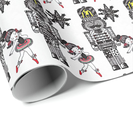 Nutkraker Wrapping Paper Cadeaupapier (Rol Hoek)