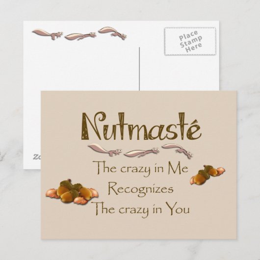 Nutmaste Briefkaart (Voorkant / Achterkant)