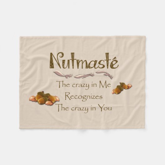 Nutmaste Fleece Deken (Voorkant (Horizontaal))