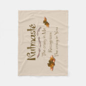 Nutmaste Fleece Deken (Voorkant)