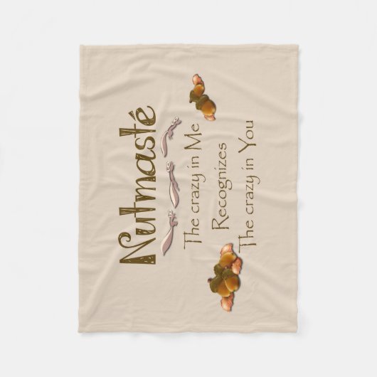 Nutmaste Fleece Deken (Voorkant)