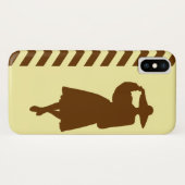 Nutmeg Cream Neutral Chevrons Mode Case-Mate iPhone Case (Achterkant (horizontaal))