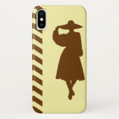 Nutmeg Cream Neutral Chevrons Mode Case-Mate iPhone Case (Achterkant)