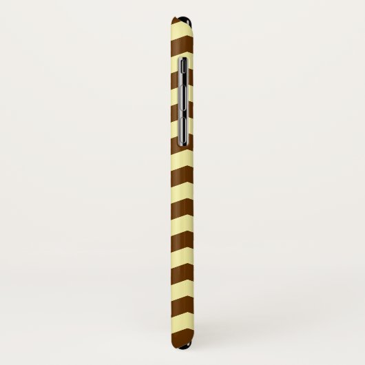 Nutmeg Cream Neutrale Chevrons Case-Mate iPhone Case (Achterkant/links)