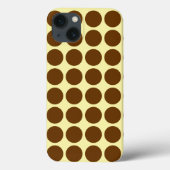 Nutmeg Cream Neutrale Stippen Case-Mate iPhone Case (Achterkant)