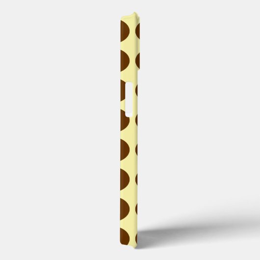 Nutmeg Cream Neutrale Stippen Case-Mate iPhone Case (Achterkant / Rechts)