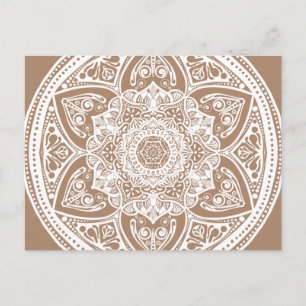 Nutmeg Mandala Briefkaart