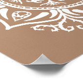 Nutmeg Mandala Poster (Hoek)