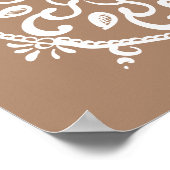 Nutmeg Mandala Poster (Hoek)