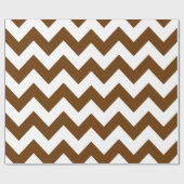 Nutmeg Neutrale Chevrons Cadeaupapier (Vlak)