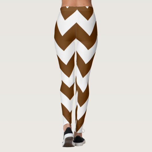 Nutmeg Neutrale Chevrons Leggings (Achterkant)