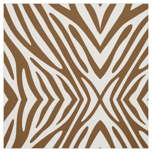 Nutmeg Neutrale Zebra Stof (Swatch)