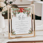 Nutmeg Noel Christmas De Bar Drink Menu Poster