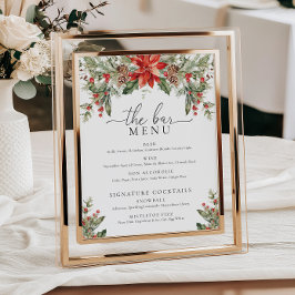 Nutmeg Noel Christmas De Bar Drink Menu Poster