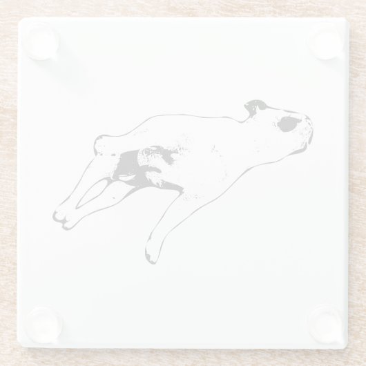 Nutmeg Pause Glazen Onderzetter (Achterkant)