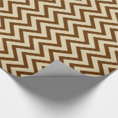 Nutmeg Spice Moods Chevrons Cadeaupapier (Hoek)