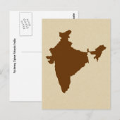 Nutmeg Spice Moods India Briefkaart (Voorkant / Achterkant)