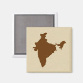 Nutmeg Spice Moods India Magneet (Voorkant / Achterkant)