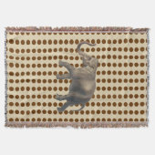Nutmeg Spice Moods Stippen met olifant Deken (Voorkant)