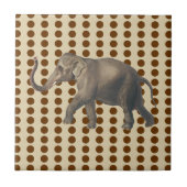 Nutmeg Spice Moods Stippen met olifant Tegeltje (Voorkant)