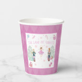 Nutnkraker - Grond van snoepjes van snoepgoed Papieren Bekers (Achterkant)