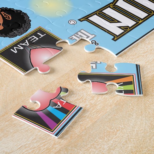 Nutra-Shaun en het Vita Team Legpuzzel (Zijkant)