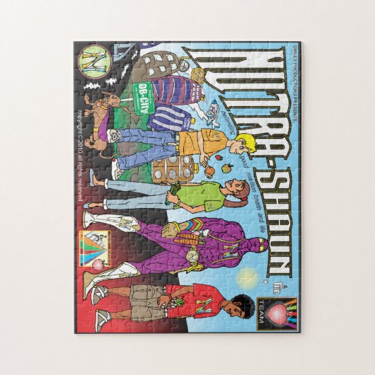 Nutra-Shaun en het Vita Team Legpuzzel (Verticaal)