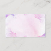 Nutrition Company Punch Kaart Waterverf Visitekaartje (Achterkant)