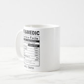 Nutrition Facts Paramedic Funny Paramedic Koffiemok (Voorkant links)