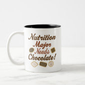 Nutrition Major Chocolate Tweekleurige Koffiemok (Links)