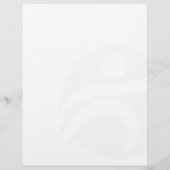 Nutrition Wellness Fitness Coach Logo Briefhoofd Sjabloon (Achterkant)