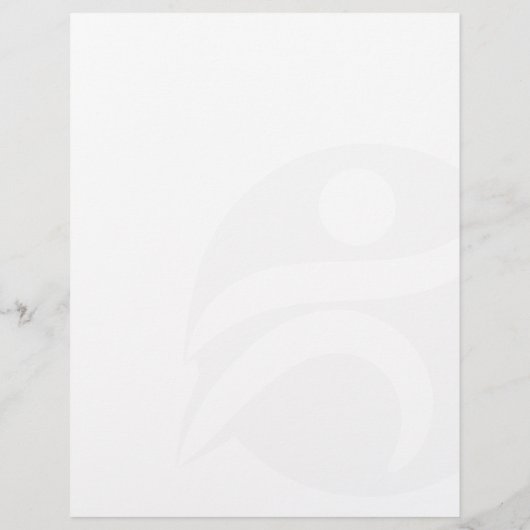 Nutrition Wellness Fitness Coach Logo Briefhoofd Sjabloon (Achterkant)