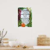 Nutritionele ondersteuning Glaucoma Poster (Keuken)